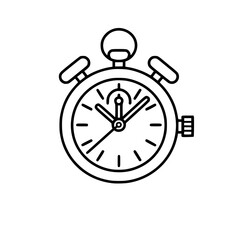 Pocket Watch  icon, Pocket Watch PNG, Pocket Watch SVG, Vintage Pocket Watch vector, Vintage Pocket Watch cut files, Vintage Pocket Watch Silhouette, Stopwatch SVG, Svg files for Cricut, Clock clipart