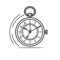 Pocket Watch  icon, Pocket Watch PNG, Pocket Watch SVG, Vintage Pocket Watch vector, Vintage Pocket Watch cut files, Vintage Pocket Watch Silhouette, Stopwatch SVG, Svg files for Cricut, Clock clipart