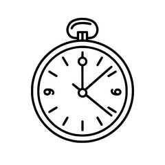 Pocket Watch  icon, Pocket Watch PNG, Pocket Watch SVG, Vintage Pocket Watch vector, Vintage Pocket Watch cut files, Vintage Pocket Watch Silhouette, Stopwatch SVG, Svg files for Cricut, Clock clipart