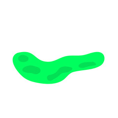 Green Liquid Toxic Vector Illustration 
