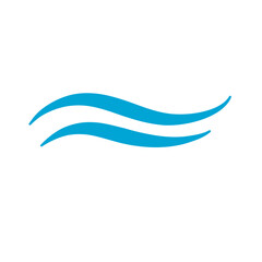 Water Line Symbol Wave Vector 