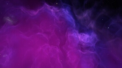 Deep space nebula with stars. Bright and vibrant Multicolor Star field Infinite space outer space background with nebulas and stars. Star clusters, nebula outer space background 3d render
