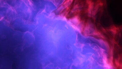 red-violet nebula in outer space, horsehead nebula, unusual colorful nebula in a distant galaxy, red nebula 3d render
