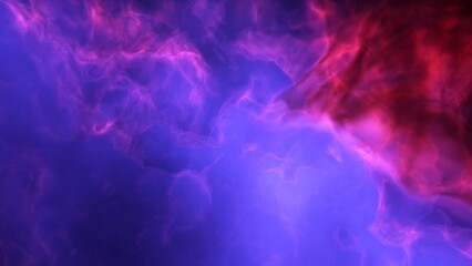 red-violet nebula in outer space, horsehead nebula, unusual colorful nebula in a distant galaxy, red nebula 3d render
