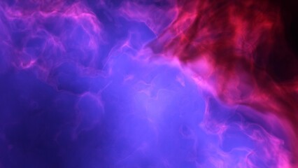 red-violet nebula in outer space, horsehead nebula, unusual colorful nebula in a distant galaxy, red nebula 3d render
