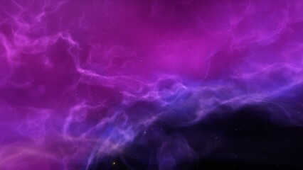 red-violet nebula in outer space, horsehead nebula, unusual colorful nebula in a distant galaxy, red nebula 3d render
