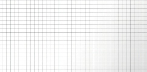 Minimalistic Vector Illustration of Grid Graph Paper on White Background