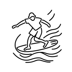 Surfing Svg, Surfboard Svg, Surf Clipart, Surfer Man Svg, Surf Svg, Surf Cut File, Summer Svg, Ocean Wave Svg, Surf Cricut, Palm Beach Svg, Surfing svg, Surfer svg, Ocean clipart, Summer sport silhoue