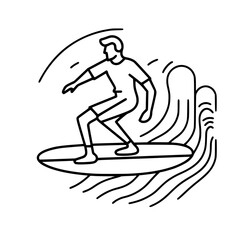 Surfing Svg, Surfboard Svg, Surf Clipart, Surfer Man Svg, Surf Svg, Surf Cut File, Summer Svg, Ocean Wave Svg, Surf Cricut, Palm Beach Svg, Surfing svg, Surfer svg, Ocean clipart, Summer sport silhoue