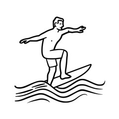 Surfing Svg, Surfboard Svg, Surf Clipart, Surfer Man Svg, Surf Svg, Surf Cut File, Summer Svg, Ocean Wave Svg, Surf Cricut, Palm Beach Svg, Surfing svg, Surfer svg, Ocean clipart, Summer sport silhoue