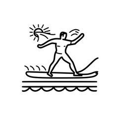 Surfing Svg, Surfboard Svg, Surf Clipart, Surfer Man Svg, Surf Svg, Surf Cut File, Summer Svg, Ocean Wave Svg, Surf Cricut, Palm Beach Svg, Surfing svg, Surfer svg, Ocean clipart, Summer sport silhoue