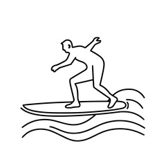 Surfing Svg, Surfboard Svg, Surf Clipart, Surfer Man Svg, Surf Svg, Surf Cut File, Summer Svg, Ocean Wave Svg, Surf Cricut, Palm Beach Svg, Surfing svg, Surfer svg, Ocean clipart, Summer sport silhoue