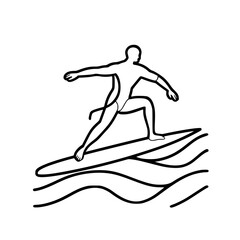 Surfing Svg, Surfboard Svg, Surf Clipart, Surfer Man Svg, Surf Svg, Surf Cut File, Summer Svg, Ocean Wave Svg, Surf Cricut, Palm Beach Svg, Surfing svg, Surfer svg, Ocean clipart, Summer sport silhoue