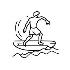 Surfing Svg, Surfboard Svg, Surf Clipart, Surfer Man Svg, Surf Svg, Surf Cut File, Summer Svg, Ocean Wave Svg, Surf Cricut, Palm Beach Svg, Surfing svg, Surfer svg, Ocean clipart, Summer sport silhoue