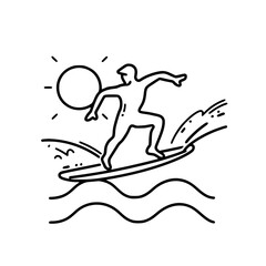 Surfing Svg, Surfboard Svg, Surf Clipart, Surfer Man Svg, Surf Svg, Surf Cut File, Summer Svg, Ocean Wave Svg, Surf Cricut, Palm Beach Svg, Surfing svg, Surfer svg, Ocean clipart, Summer sport silhoue