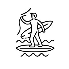 Surfing Svg, Surfboard Svg, Surf Clipart, Surfer Man Svg, Surf Svg, Surf Cut File, Summer Svg, Ocean Wave Svg, Surf Cricut, Palm Beach Svg, Surfing svg, Surfer svg, Ocean clipart, Summer sport silhoue