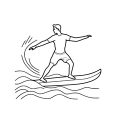 Surfing Svg, Surfboard Svg, Surf Clipart, Surfer Man Svg, Surf Svg, Surf Cut File, Summer Svg, Ocean Wave Svg, Surf Cricut, Palm Beach Svg, Surfing svg, Surfer svg, Ocean clipart, Summer sport silhoue