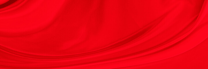 Black red satin dark fabric texture luxurious shiny that is abstract silk cloth background with patterns soft waves blur beautiful.
