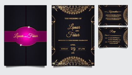invitation wedding luxury