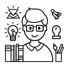 teacher icon, teacher svg, school svg, teach svg, back to school svg, teacher gift svg, teacher shirt svg, educational icon, school icon, student icon, stationary icon, organziation icon, communicatio