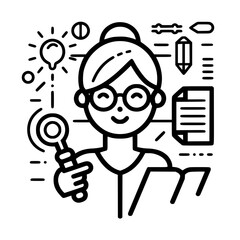 teacher icon, teacher svg, school svg, teach svg, back to school svg, teacher gift svg, teacher shirt svg, educational icon, school icon, student icon, stationary icon, organziation icon, communicatio
