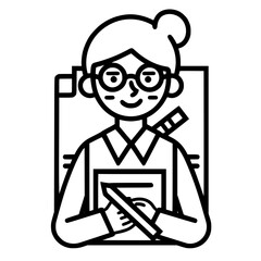 teacher icon, teacher svg, school svg, teach svg, back to school svg, teacher gift svg, teacher shirt svg, educational icon, school icon, student icon, stationary icon, organziation icon, communicatio