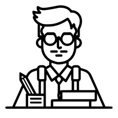 Teacher icon, Teacher SVG , Teacher SVG, School SVG, Teach Svg, Back to School svg, Teacher Gift svg, Teacher Shirt svg, educational icon, school icon, student icon, stationary icon, organziation icon