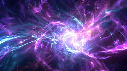 Glowing plasma background