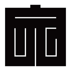 家紋です。角字という種類です。文の形です。