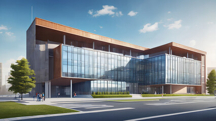 Obraz premium A Glass Hive for the Future of Learning
