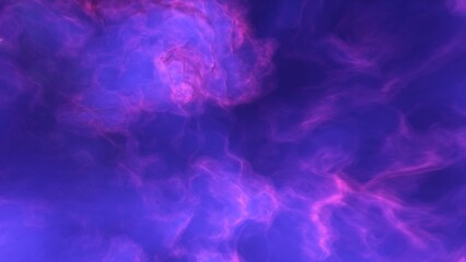 A blue and purple space background with stars and a galaxy
