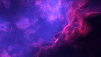 A blue and purple space background with stars and a galaxy

