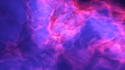 A blue and purple space background with stars and a galaxy
