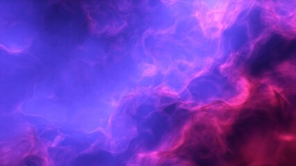 A blue and purple space background with stars and a galaxy
