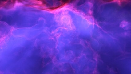 A blue and purple space background with stars and a galaxy
