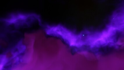 Fototapeta premium A blue and purple space background with stars and a galaxy 