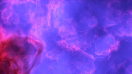 A blue and purple space background with stars and a galaxy
