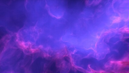 A blue and purple space background with stars and a galaxy
