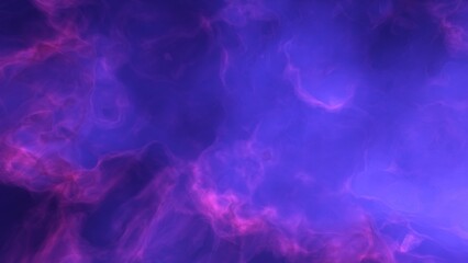 A blue and purple space background with stars and a galaxy

