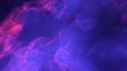 A blue and purple space background with stars and a galaxy
