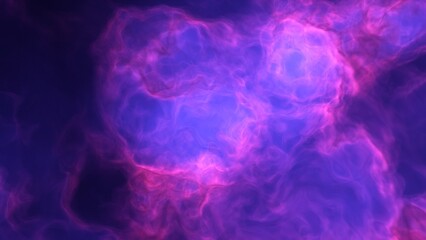 A blue and purple space background with stars and a galaxy

