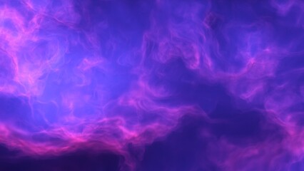 A purple space background with stars and a galaxy
