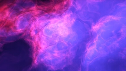 A purple space background with stars and a galaxy
