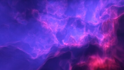 A purple space background with stars and a galaxy
