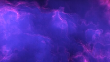 A purple space background with stars and a galaxy
