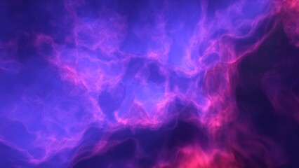 A purple space background with stars and a galaxy
