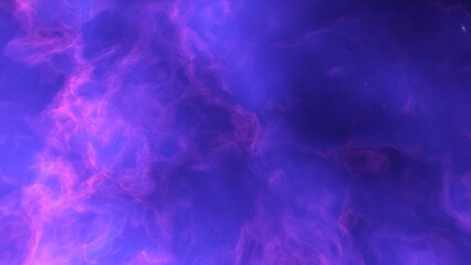 A purple space background with stars and a galaxy
