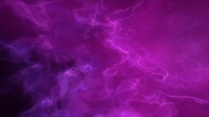 A blue and purple space background with stars and a galaxy