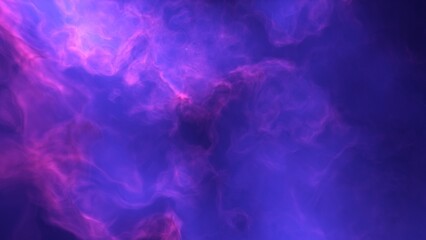 A blue and purple space background with stars and a galaxy