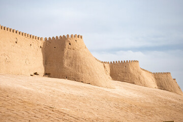 Fortress walls of Khiva, Uzbekistan